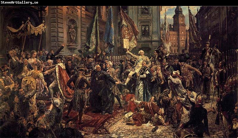 Jan Matejko Adoption of the Polish Constitution of May 3